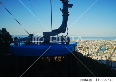日本 徳島 眉山からの街並み 日本 徳島 眉山からの街並み 110990731