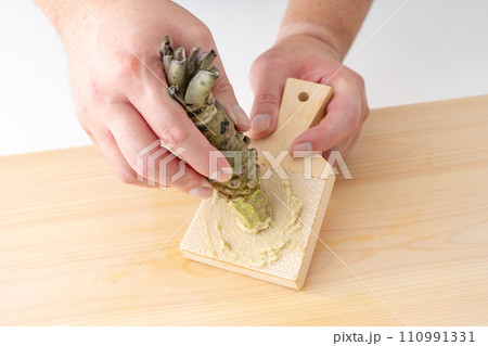 わさび　鮫皮おろし　手元 110991331