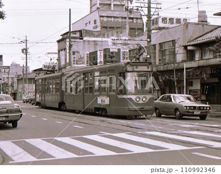 昭和53年 名鉄美濃町線の連接車 旧札幌市電の電車 徹明町 廃止路線 記録写真 岐阜市 岐阜県 昭和53年 名鉄美濃町線の連接車 旧札幌市電の電車 徹明町 廃止路線 記録写真 岐阜市 岐阜県 110992346