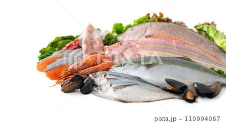 魚介類 シーフード 集合 魚介類 シーフード 集合 110994067