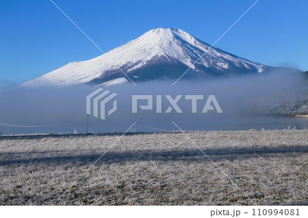 山中湖畔の光景 110994081