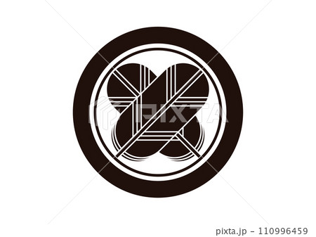 子持ち輪に違い鷹の羽 110996459