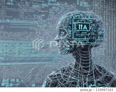 AI技術イメージイラスト（AI画像） 110997183