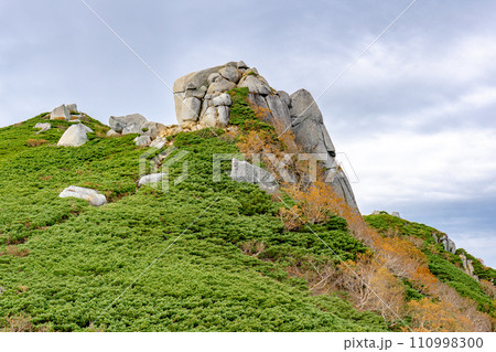 日本百名山空木岳登山 池山尾根ルート 駒石 日本百名山空木岳登山 池山尾根ルート 駒石 110998300