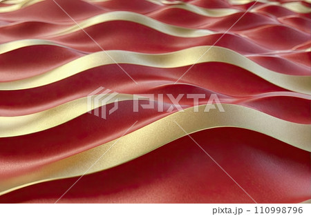 Red and Gold wave texture Red and Gold wave texture 110998796