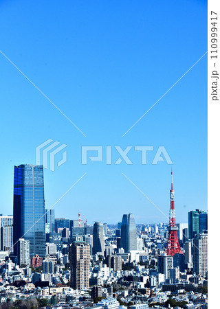 東京都市風景 110999417