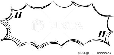 Black and white speech bubble balloon with quotation marks, icon sticker memo keyword planner text box banner, flat png transparent element design 110999923