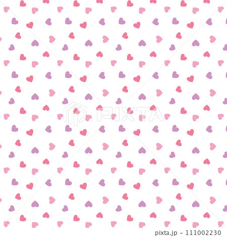 Small pink and purple hearts seamless pattern Small pink and purple hearts seamless pattern 111002230