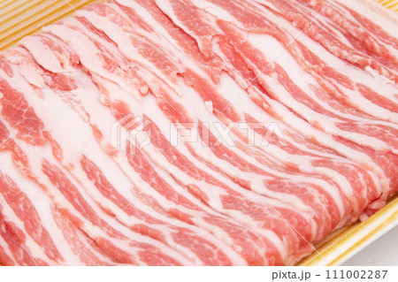 国産豚バラ肉(スライス) 国産豚バラ肉(スライス) 111002287