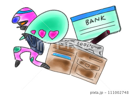 財布を狙う泥棒 財布を狙う泥棒 111002748