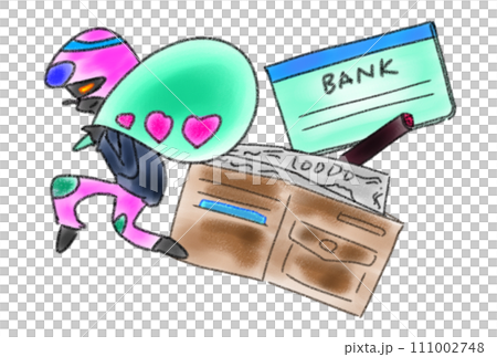 財布を狙う泥棒 財布を狙う泥棒 111002748