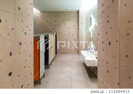 Children's toilet with cubicles in a Turkish hotel 111004413