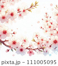 アニメ調の桜のイラスト 111005095