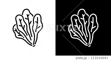 指定野菜のほうれん草アイコン 111010091