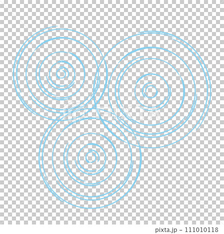 Circles drawn with a brush, ripples, water surface Circles drawn with a brush, ripples, water surface 111010118