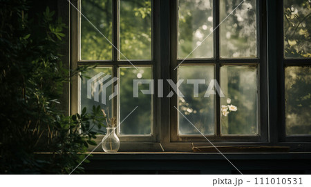 Generative AI window inside house, See things...のイラスト素材 [111010531] - PIXTA