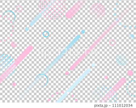 春　ピンク　水色　ポップ 　背景 111012034