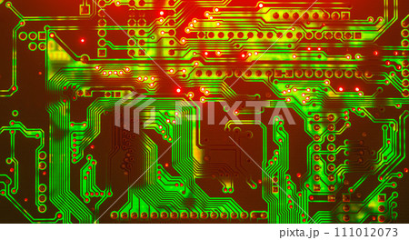 Electronic circuit board close up, background with circuit board Electronic circuit board close up, background with circuit board 111012073