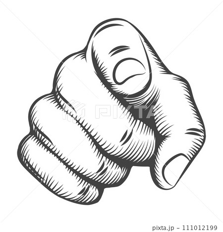 親指人間の絵 stock-photo-study-of-a-hand-