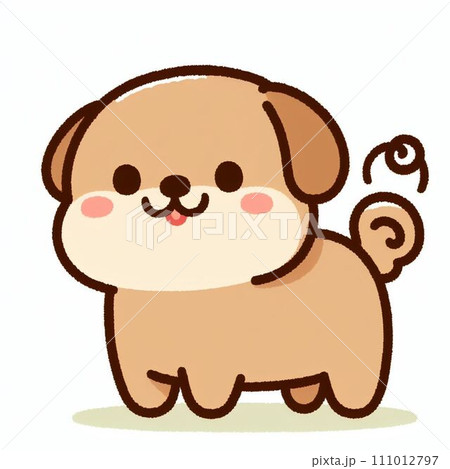 アニマル 可愛い 犬 イラスト アニマル 可愛い 犬 イラスト 111012797