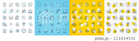 Vector icons set of Difficult stress, Woman love and Move gesture line icons pack for web with Consultant, Support, Sleep outline icon. Recruitment, Artificial intelligence, Report pictogram. Vector Vector icons set of Difficult stress, Woman love and Move gesture line icons pack for web with Consultant, Support, Sleep outline icon. Recruitment, Artificial intelligence, Report pictogram. Vector 111014532