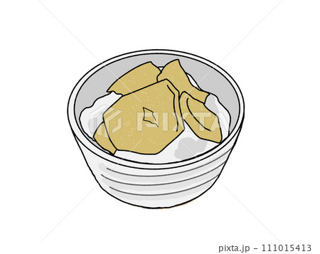 ヨーグルトにリンゴのコンポート 111015413