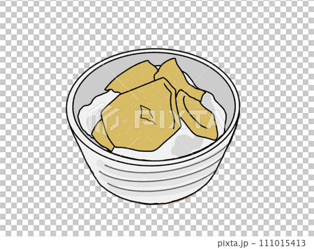 ヨーグルトにリンゴのコンポート 111015413