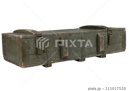 Army ammunition green crate. Army ammunition green crate. 111017520