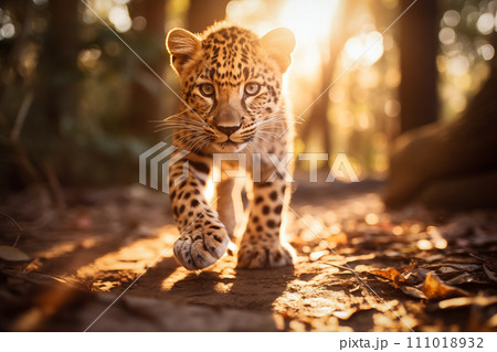 A Baby Leopard in the Wild A Baby Leopard in the Wild 111018932