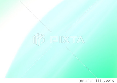 緑色系の流れるようなラインの背景　グラデーション 111020015