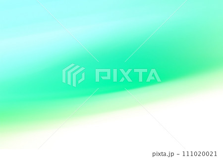 緑色系の流れるようなラインの背景　グラデーション 111020021