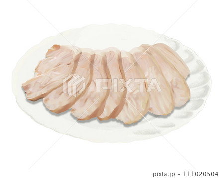 サラダチキン（皿付き） 111020504