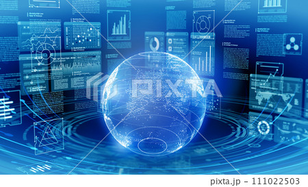 サイバーなCGホログラム 111022503