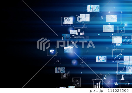 サイバーなCGホログラム 111022506