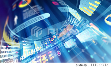 サイバーなCGホログラム サイバーなCGホログラム 111022512