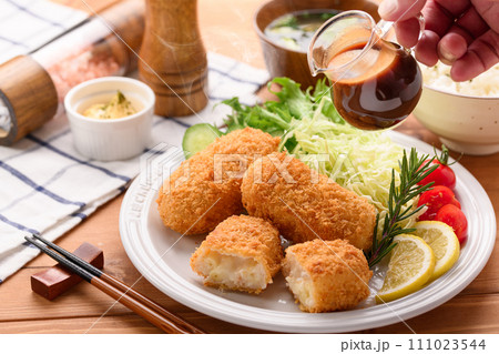 クリームコロッケ定食 クリームコロッケ定食 111023544