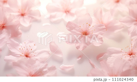 桜の花のイメージ背景「AI生成画像」 111024340