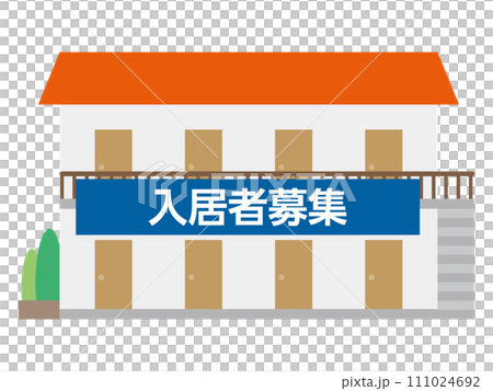 Illustration of an apartment looking for tenants 111024692