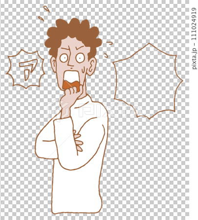 Upper body pose of a man in casual clothes 2 Upper body pose of a man in casual clothes 2 111024919