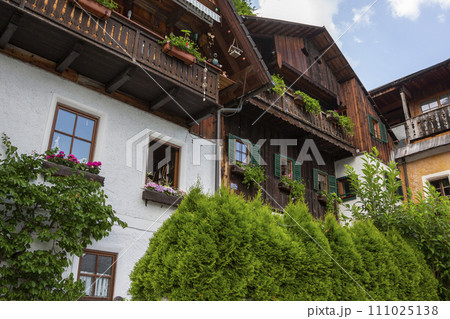 A view of the street life of Hallstatt 111025138