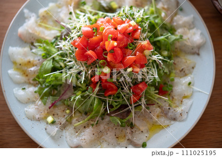 天然平目のカルパッチョ 111025195