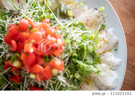 天然平目のカルパッチョ 111025202