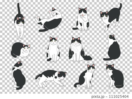 簡單可愛的貓咪插畫集 簡單可愛的貓咪插畫集 111025404