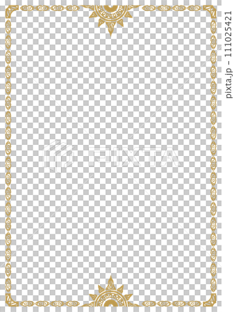 亞洲風格框26(金色) 亞洲風格框26(金色) 111025421