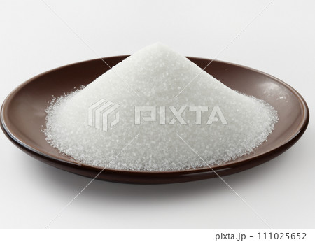 皿の上の白い砂糖 AI画像 皿の上の白い砂糖 AI画像 111025652