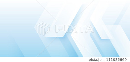 Abstract geometric triangle soft blue background. Futuristic digital hi-technology. White arrows banner. Vector illustration Abstract geometric triangle soft blue background. Futuristic digital hi-technology. White arrows banner. Vector illustration 111026669