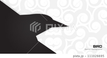 flying bird background over white background 111026695