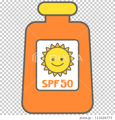 summer vibes cute sunscreen sun screen lotion bottle 111026773