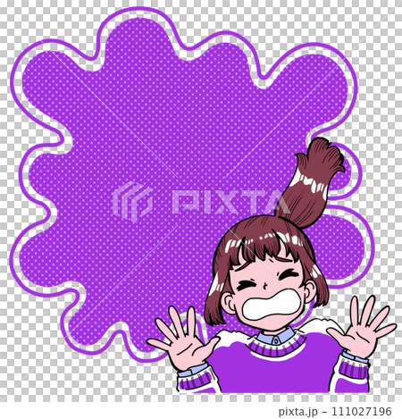 思想泡泡和女孩 思想泡泡和女孩 111027196