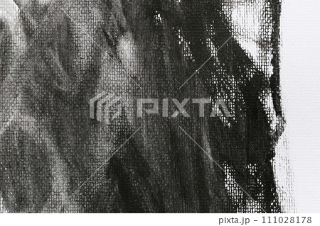 Black watercolor on art paper background. Black watercolor on art paper background. 111028178